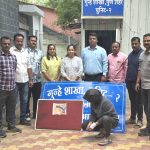 एक वर्षापासुन फरारी असलेल्या गंभीर गुन्हयातील पाहिजे आरोपीस अग्निशस्त्रासंह केले जेरंबद.