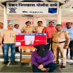 डेक्कन पोलिसांची धडाकेबाज कारवाई; सराईत गुन्हेगाराकडून गावठी पिस्तूल व २ जिवंत काडतुसे जप्त.