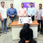गुप्त माहितीवर खंडणी विरोधी पथकाचा छापा; ४ गावठी पिस्टलांसह तरुणाला बेड्या.
